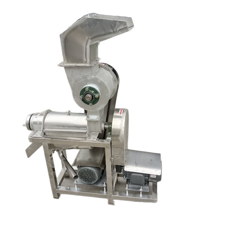 Exprensa de jugo de tornillo industrial comercial fresa morera fruta de dragón exprensa de jugo de manzana de acero inoxidable image 5