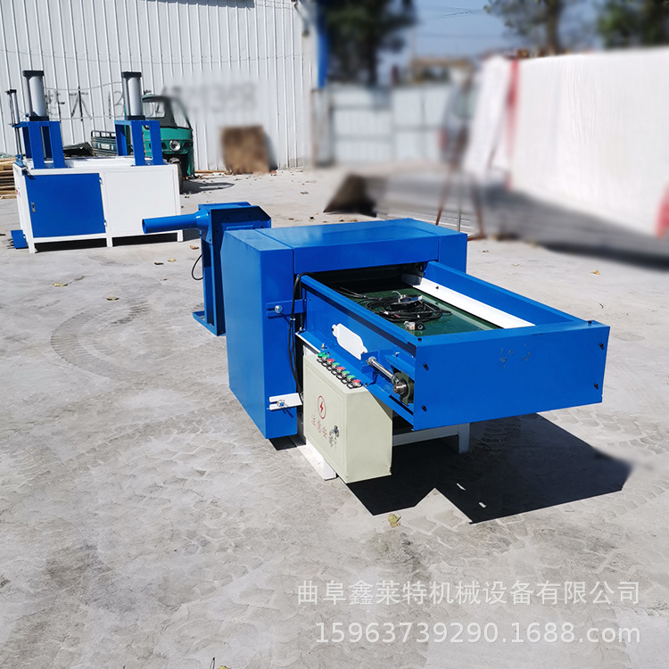 PP棉喷胶棉开棉机 羽绒棉开花机 玩具公仔棉开松设备 效率高