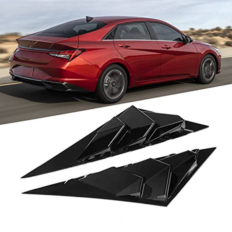 Fits 21-23 Hyundai Elantra 7th Generation Rear Window Louvers