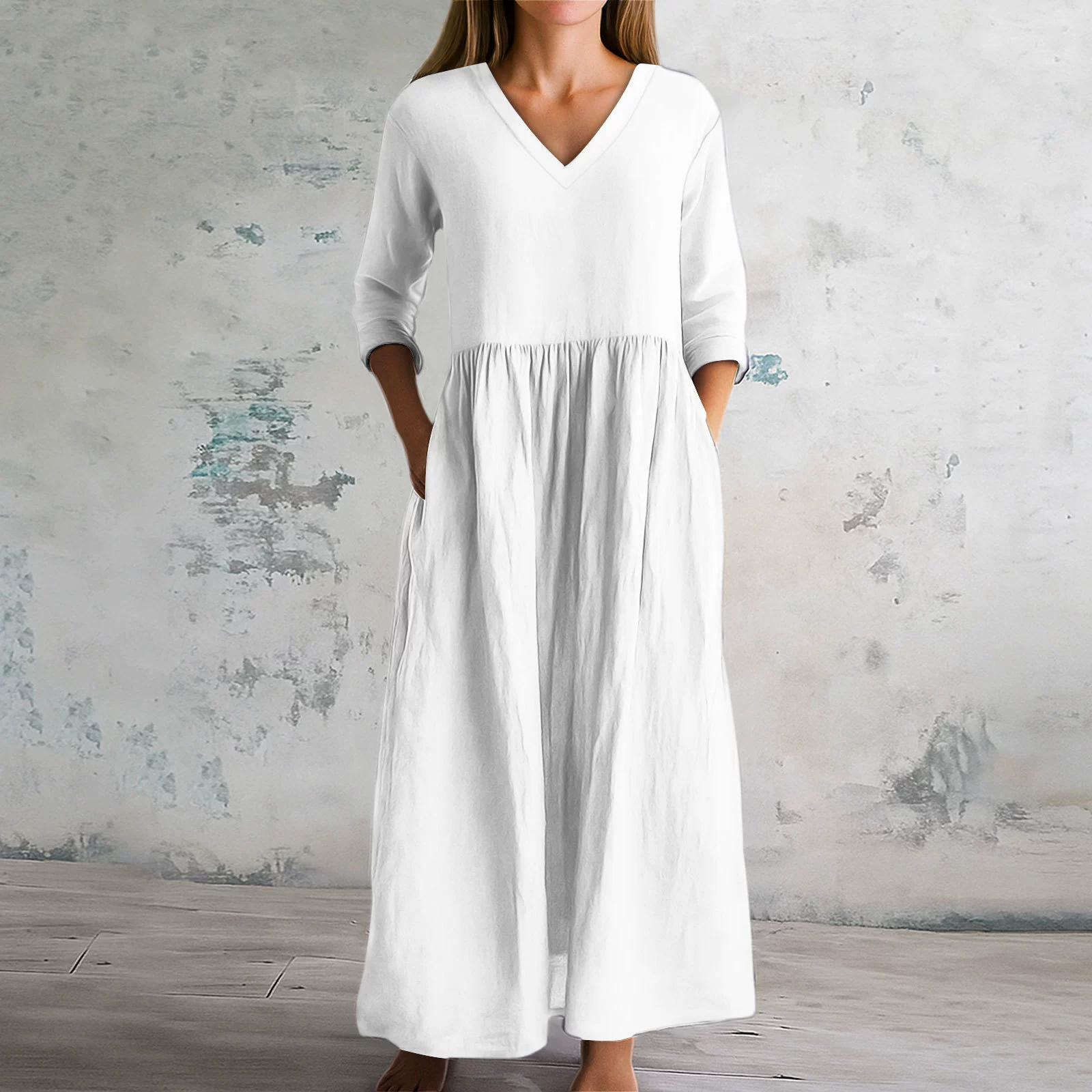 2025 экспортная трансграничная новая европейская и американская 3D-печатная Amazon европейская и американская летняя повседневная свободная блузка с длинным рукавом