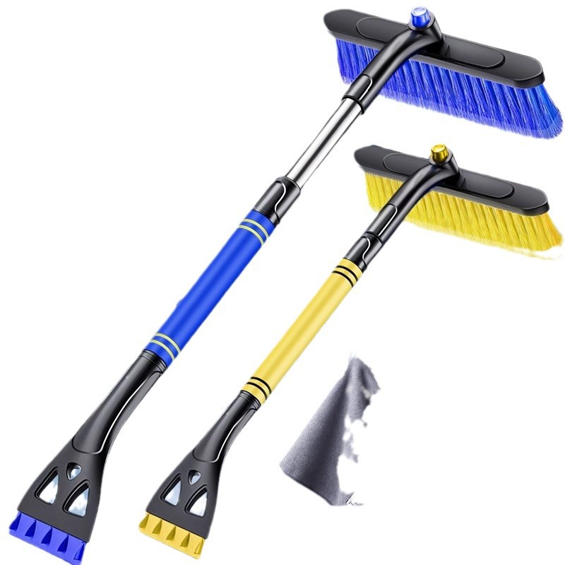 Snow Sweeper Brush Snow Removal Shovel Car Snow Scraper Artifact Car Glass Defrosting Ice Removal Shovel Multifunctional Snow Removal Tool