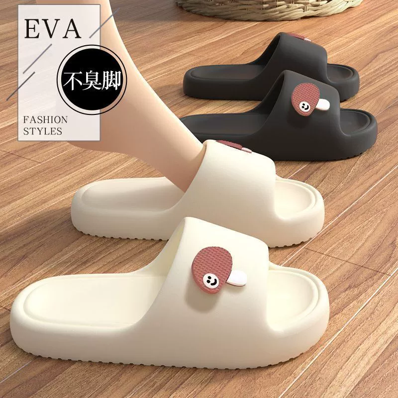EVA Тапки с толстой подошвной женской новой летней ванной в помещении
