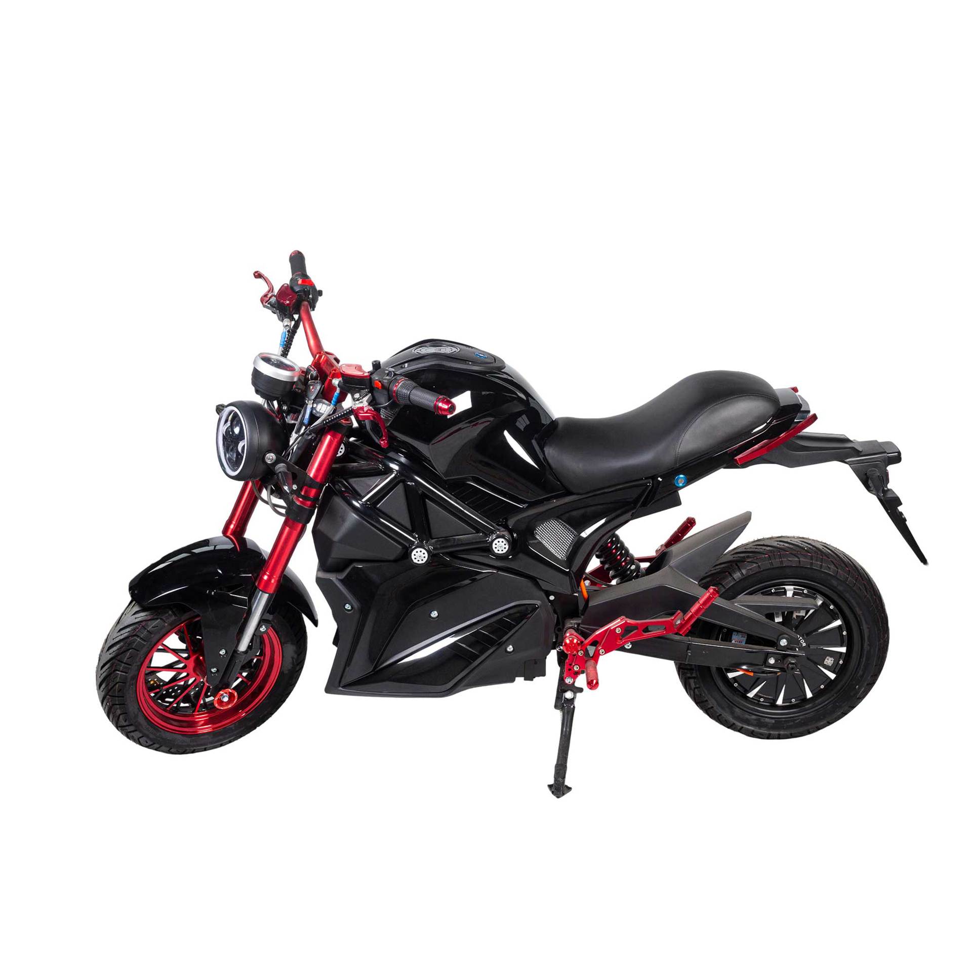 Pequeño monstruo motocicleta eléctrica de alta potencia de larga duración vehículo eléctrico todoterreno luz brillante con pantalla scooter al por mayor