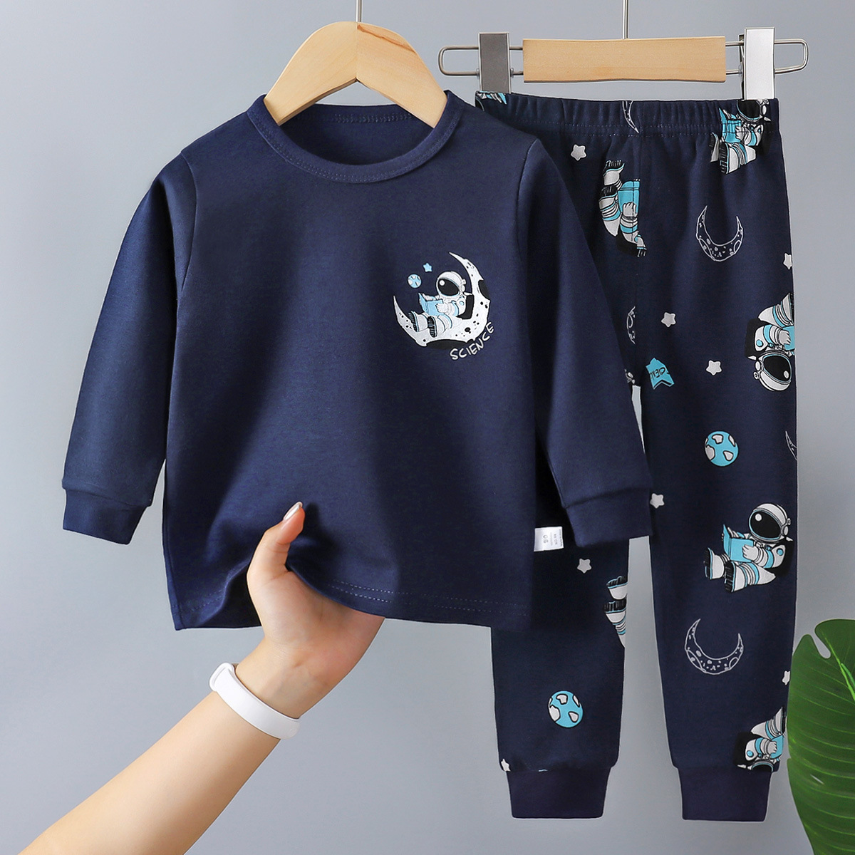 Ropa interior para niños traje de algodón homewear para niñas niños adolescentes medio y grande ropa de otoño caliente para niños pantalones largos ropa para niños