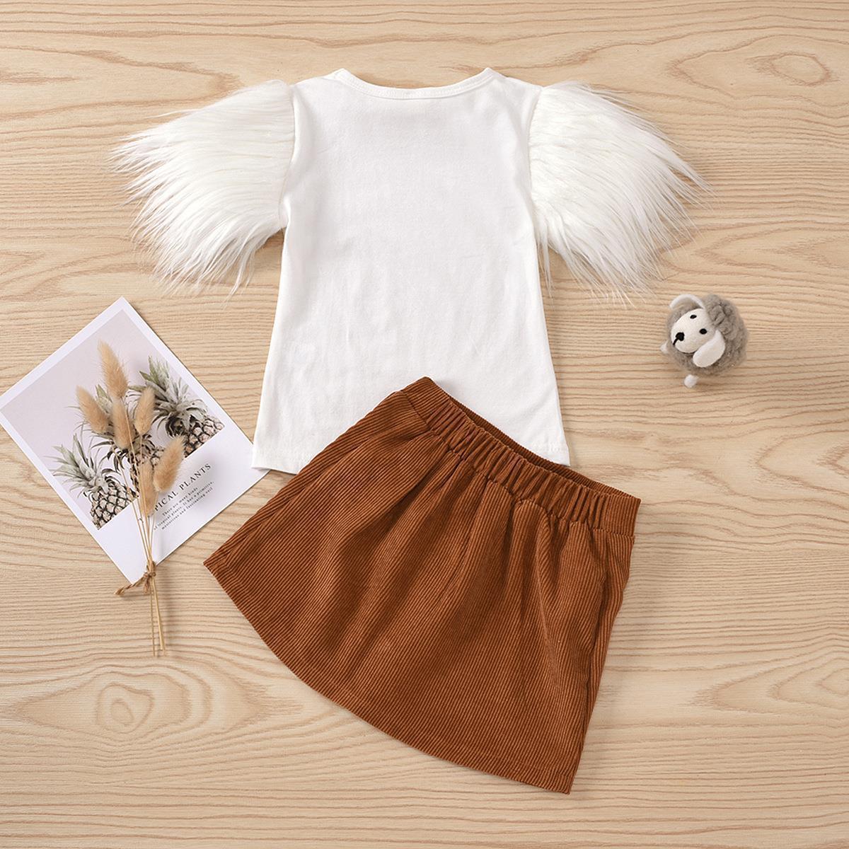 Simple Style Solid Color Cotton Girls Clothing Sets display picture 4