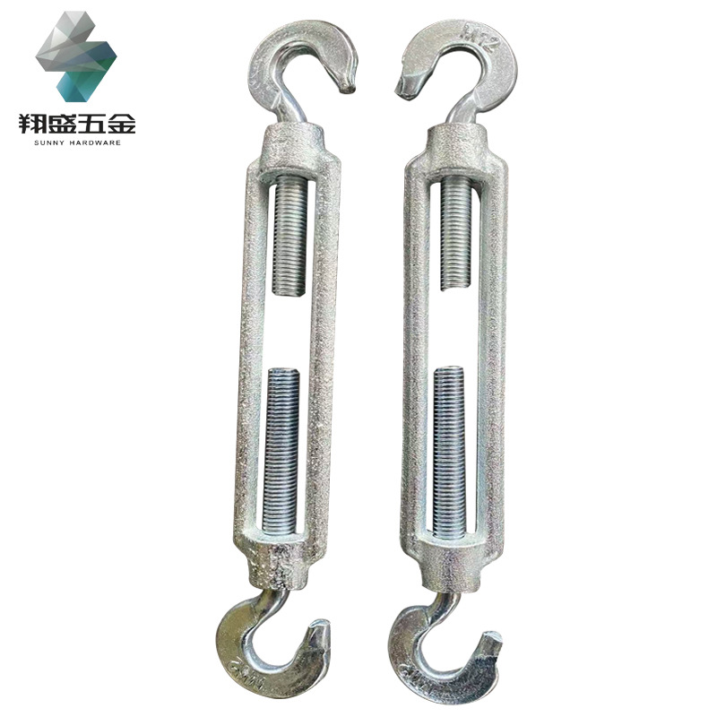 花篮螺丝紧线器收紧器紧线钢丝绳拉紧器翻砂铸铁1480镀锌花兰