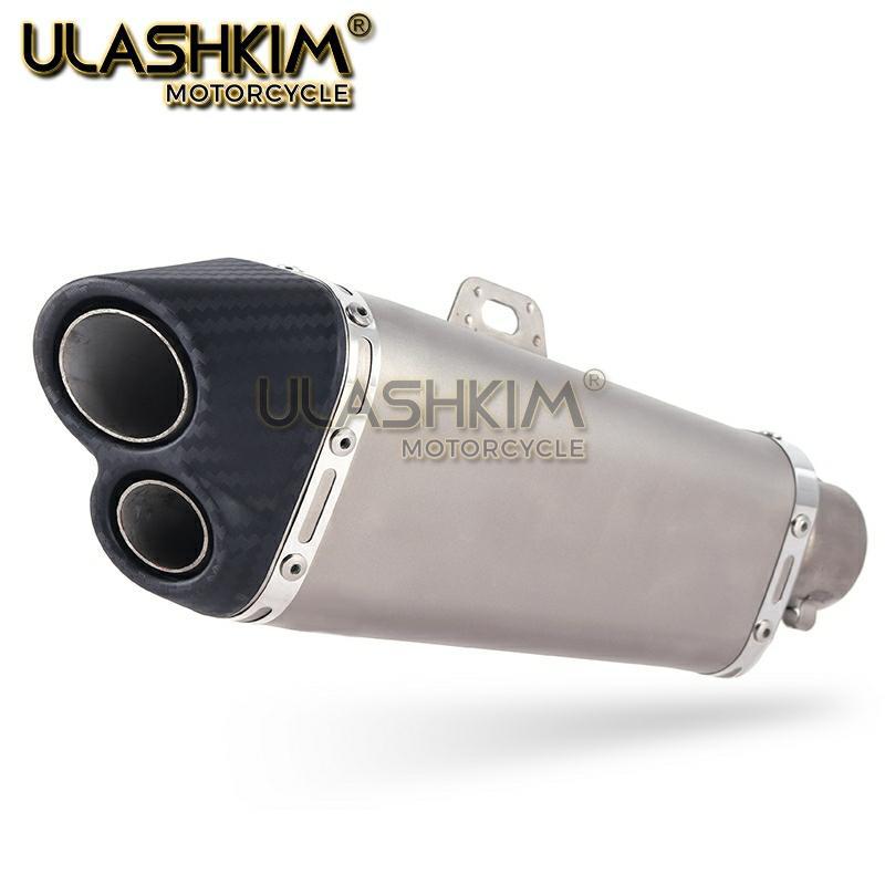 Motorcycle Exhaust Pipe Suitable for Honda Nc700 Nc750 Nc750X 12-17 Modified Middle Exhaust Silencer