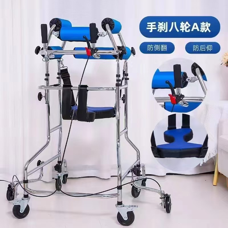 Rehabilitation Walker, Adult Walker, Lower Limb Hemiplegia Training Walking Aid, Elderly Rehabilitation Walking Stand