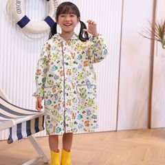 Children's raincoat primary school students rainstorm poncho boys girls girls school bags children 2023 new rainproof clothing