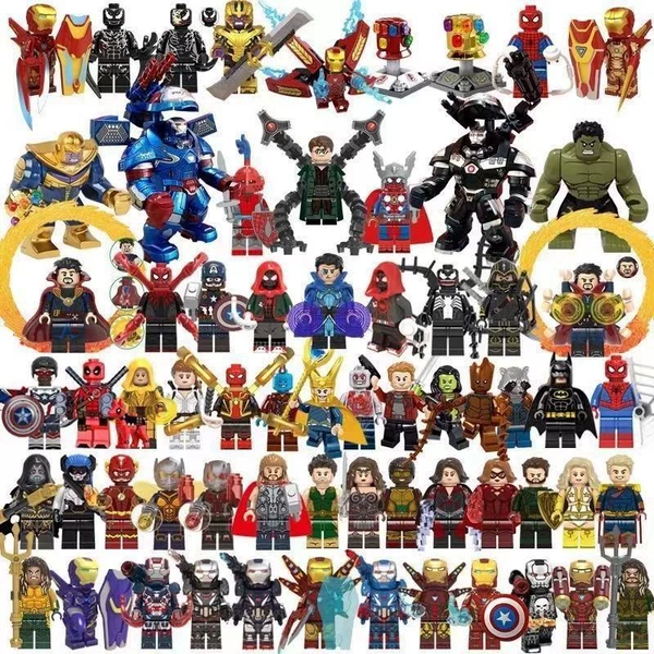 30 random heroes + weapons [free big base plate]