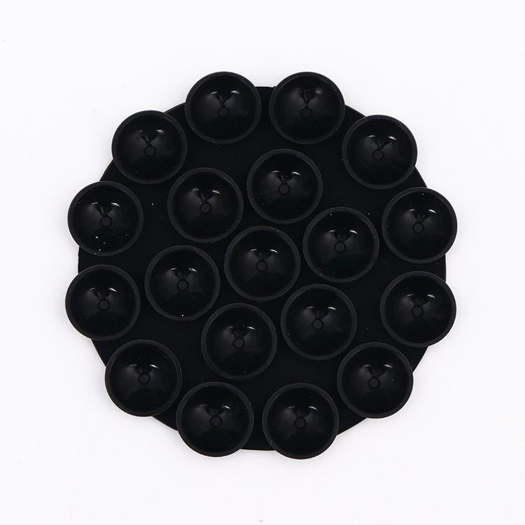 19粒圆形大号硅胶吸盘 手机支架背胶无线充电宝车载防滑硅胶吸盘