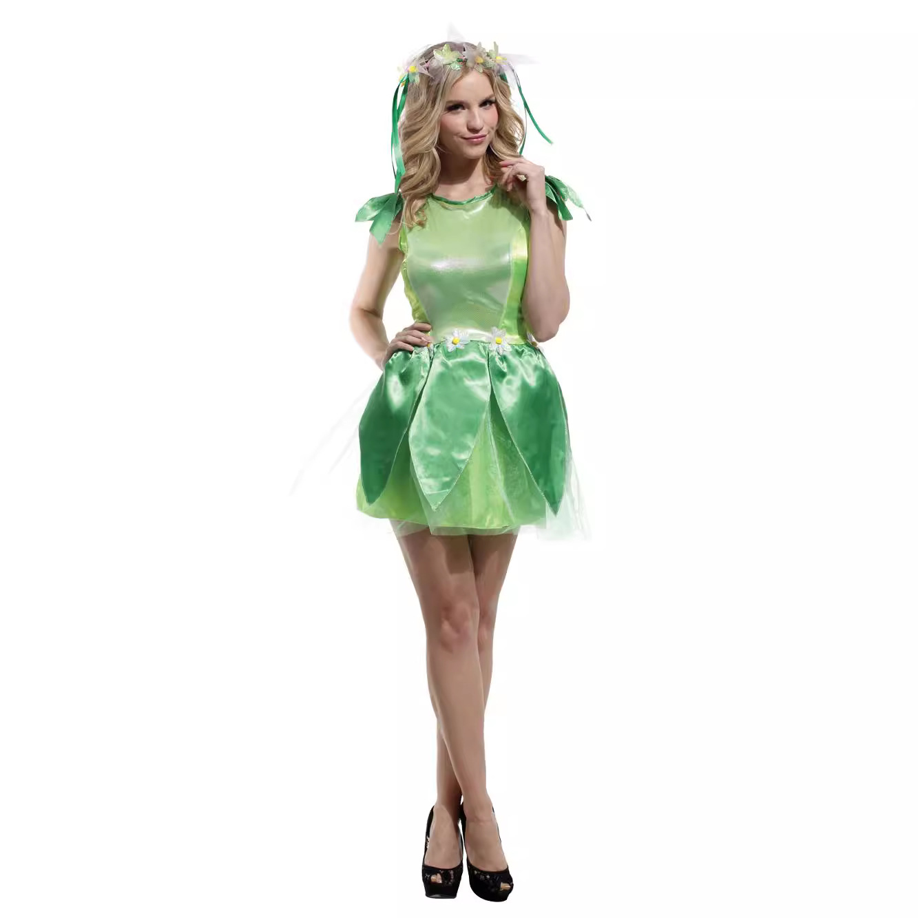 Halloween Cosplay Costume Stage Costume Masquerade Flower Fairy Princess Dress Dropshipping