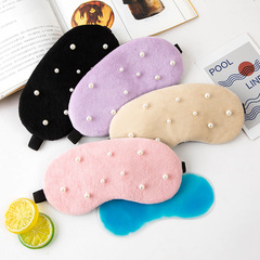 Cross-border Amazon New Blackout Eye Mask Sleep Cartoon Cute Plush Eye Mask Ice Pack Children Sleeping Eye Mask
