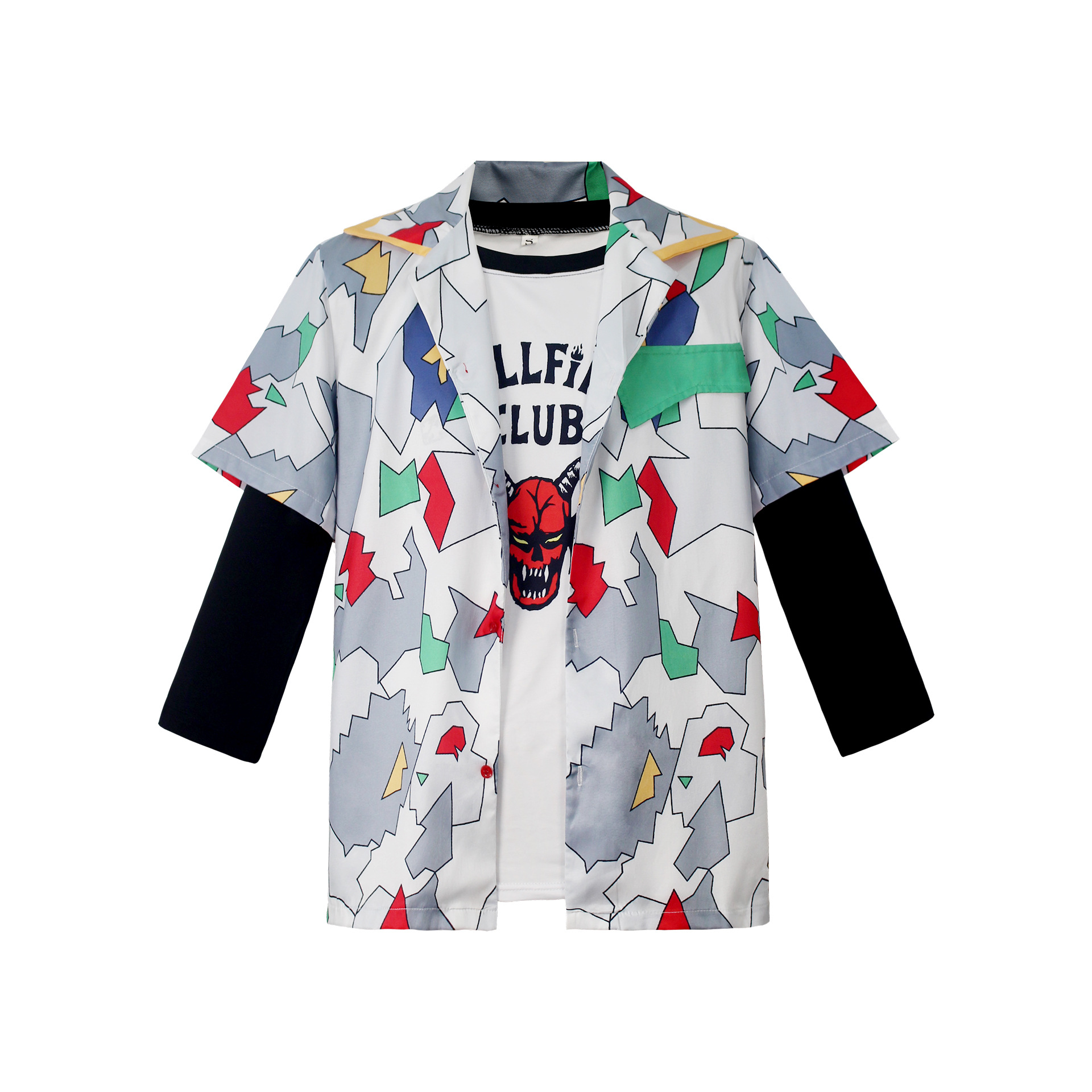 Hellfire Club Shirt Dustin Shirt Children's T-Shirt ST 40000 Halloween Party suit Strange Story