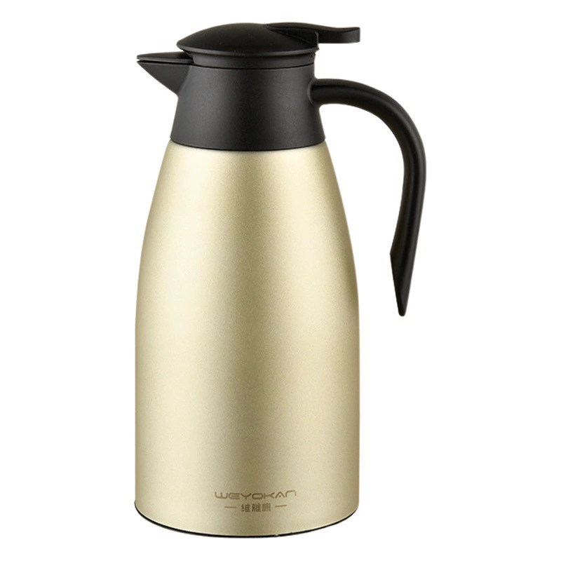 Weikang 304 из нержавеющей стали утепленный горшок европейский трансграничный чайник большой емкости двухслойный изолят из нержавеющей стали