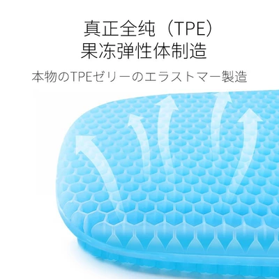 Cool pad: Cold Gel Honeycomb Silicone Car Mat
