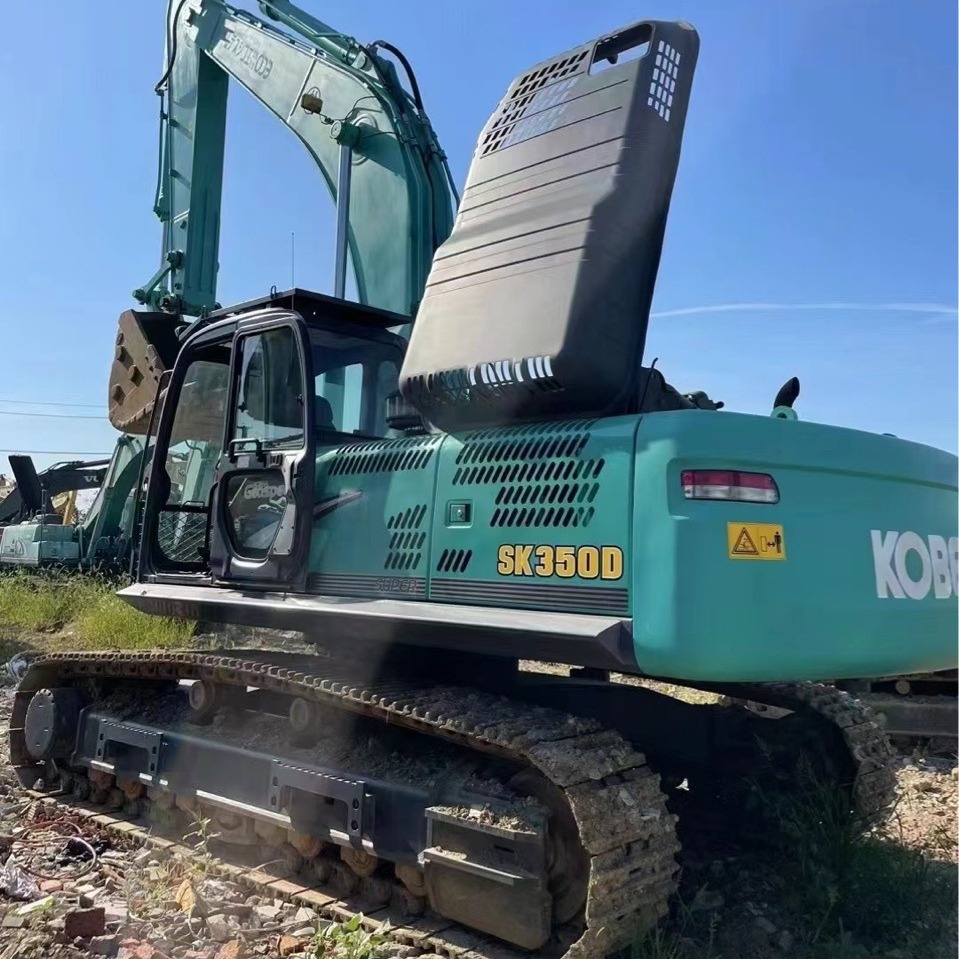 Excavadora de segunda mano Shengang 350 de la línea especial de comercio exterior de Guangdong con cabeza de cañón original de rotación de 360 grados