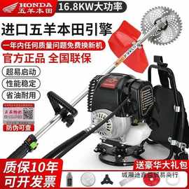 四冲程背负式割草机多功能汽油除草机小型家用锄草开沟松土打草机