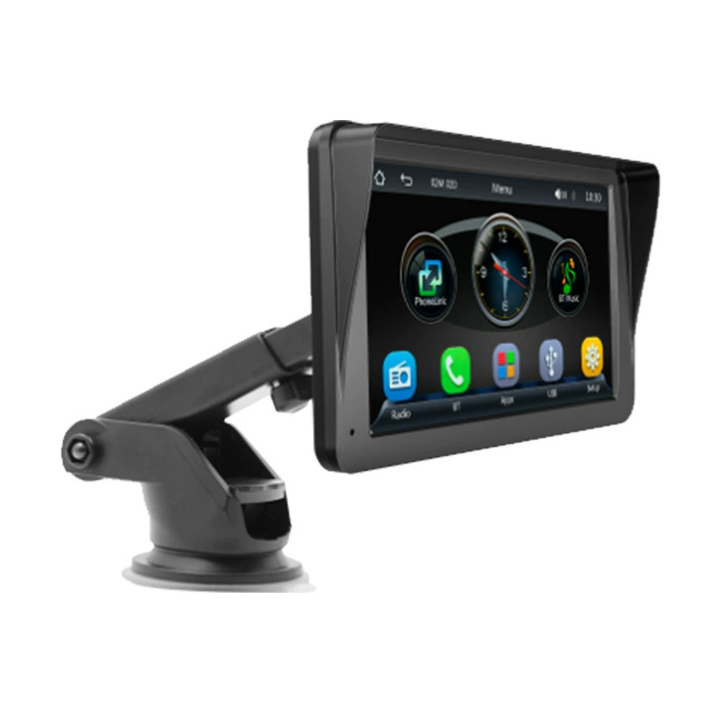 7-дюймовый портативный автомобильный беспроводной и проводной CarPlay, поддерживает чтение карт U и TF, изображение заднего вида высокой четкости