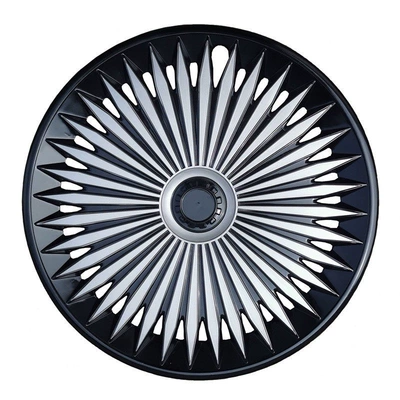 Hub cover covers iron steel rim plastic - 17inch-phantom-ii-silver-black