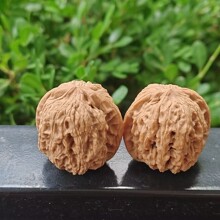 精品配对小众雨花石文玩核桃纹路自然独特油性足走色稳定男女盘玩