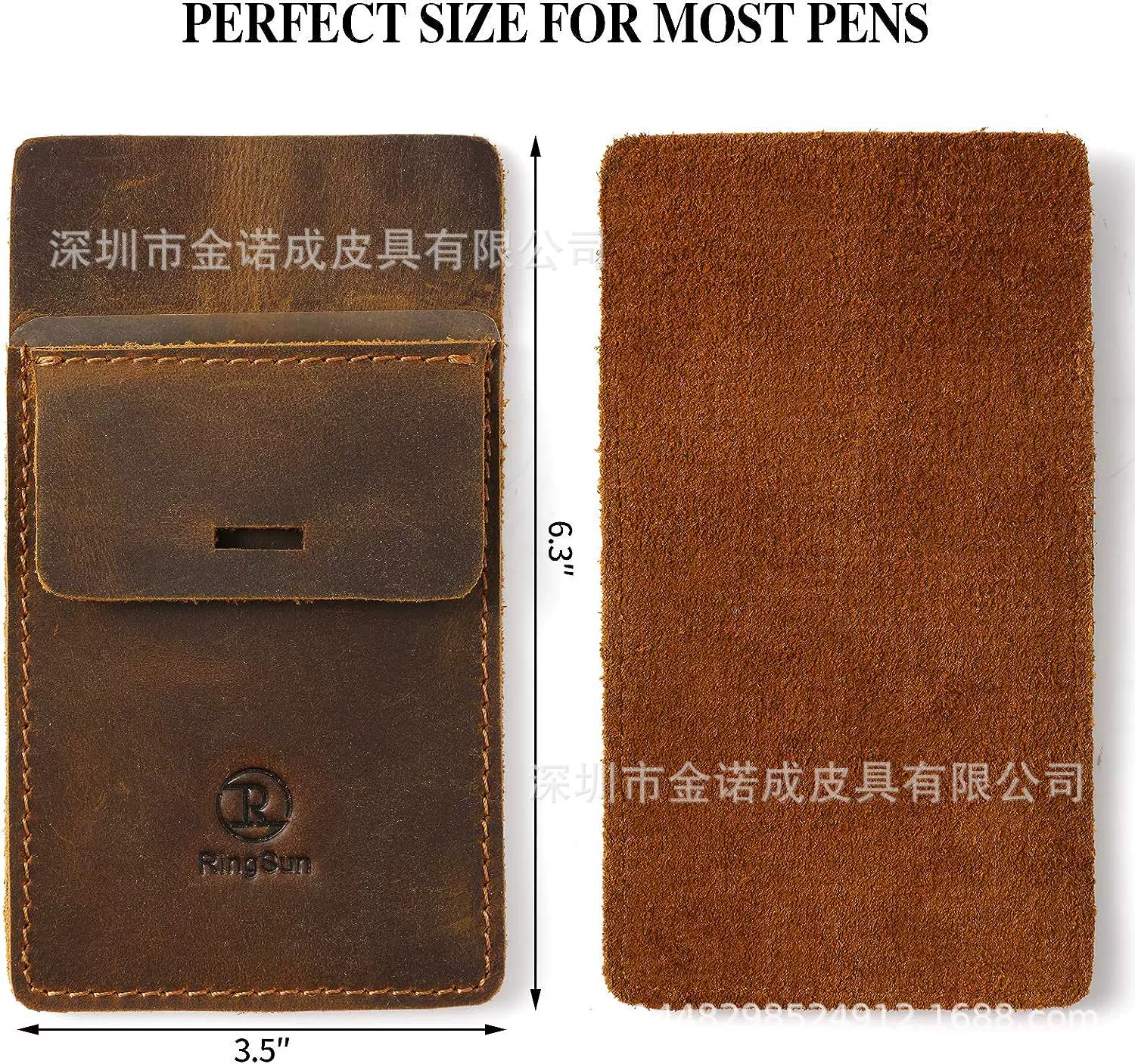 皮革口袋笔袋 护士口袋笔袋表袋笔袋口袋钢笔袋 衬衫口袋笔袋定制