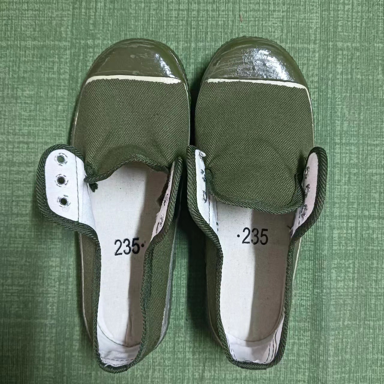 3516解放鞋农田劳保鞋黄球鞋绿作训鞋橡胶底耐磨户外工地干活鞋