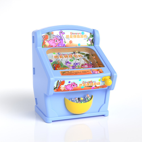 Children's Dinosaur Pinball Game Machine Puzzle New Play Reward Mechanism Parent-Child Interaction Catching Board Game Fun Toy
