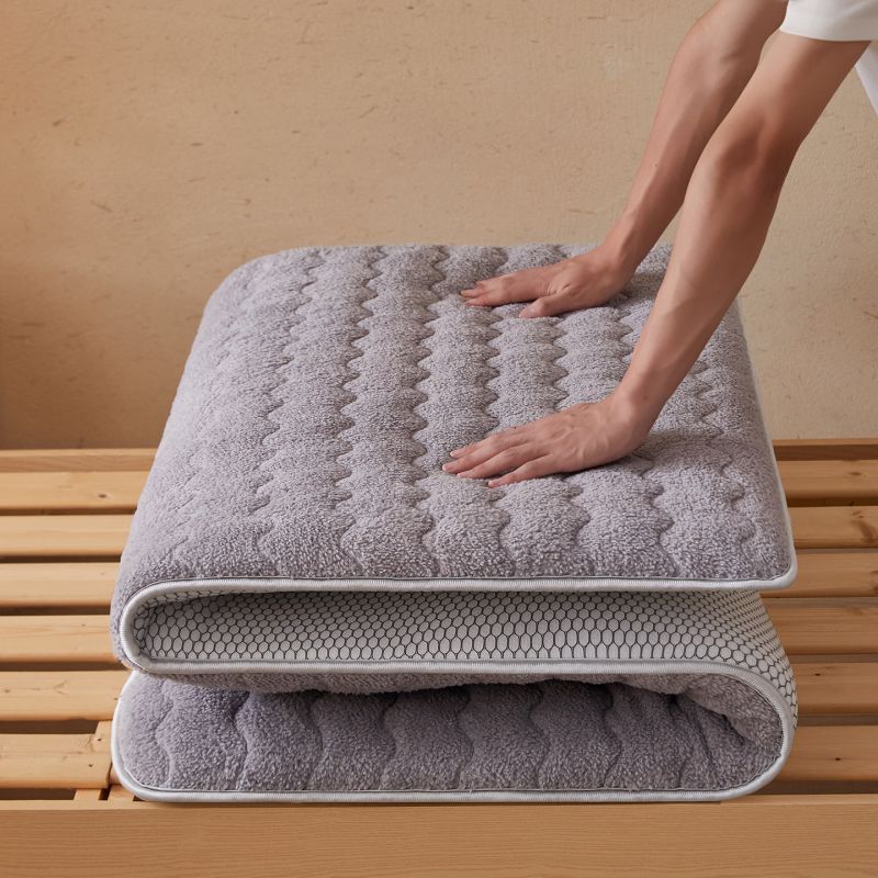 Thickened Lambskin Mattress Student Dormitory Velvet Mattress Warm Winter Mattress Single Mattress Tatami Home