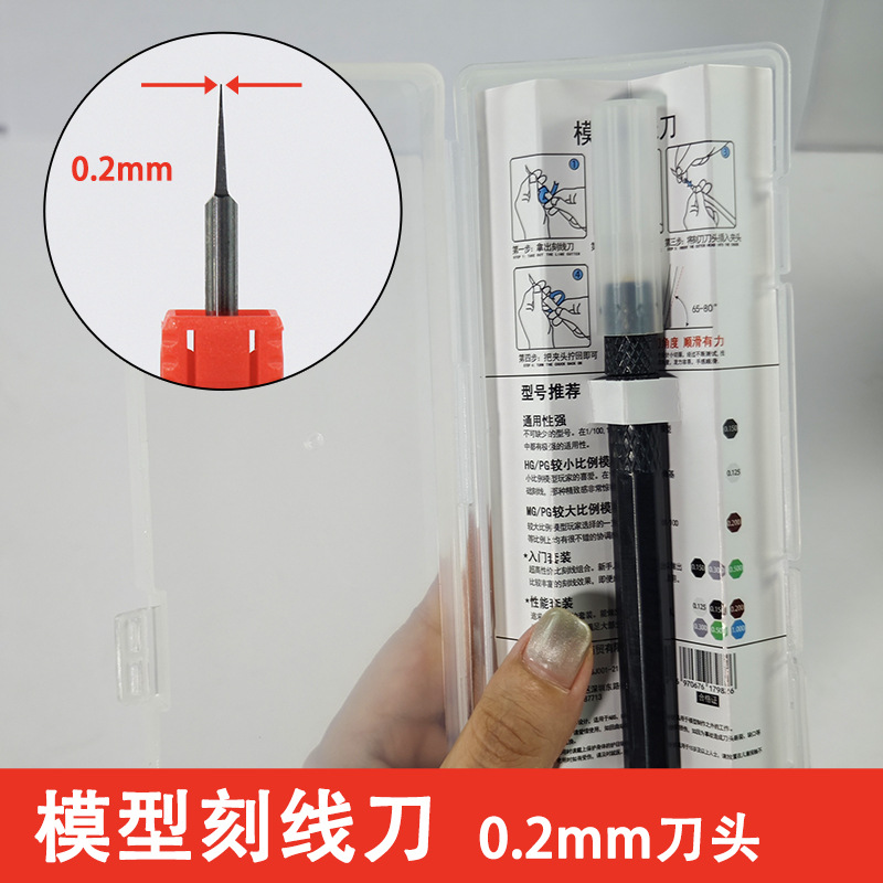 Головка из вольфрамовой стали толщиной 0,2 мм + 1 ручка