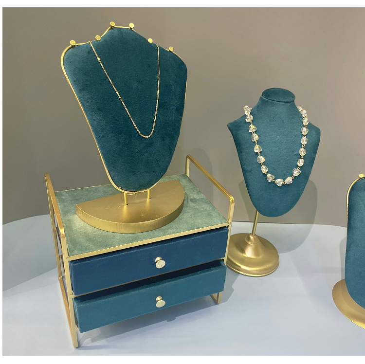 Fashion Solid Color Metal Jewelry Rack 1 Piece