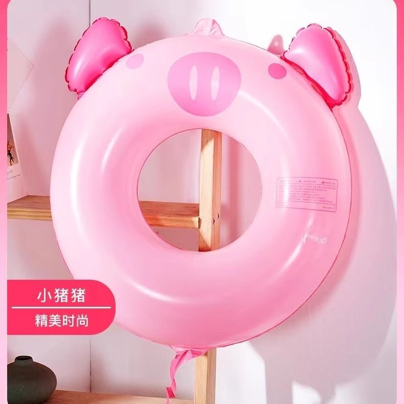 Anillo de natación para niños adultos red engrosada lindo anillo de natación infláble anillo flotante dibujos animados natación pingüino anillo