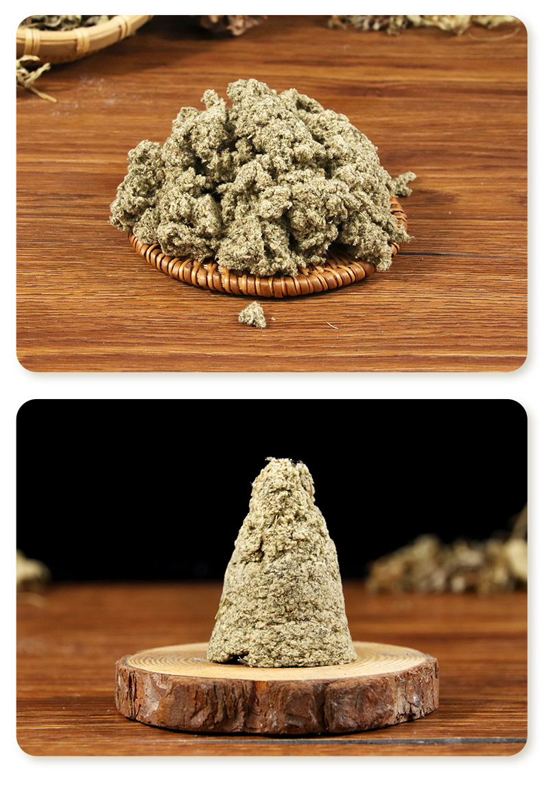 Premium Three Year Aged Qichun Mugwort Floss 8 Dao Grade for Moxibustion preparation