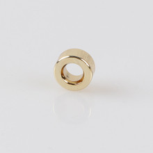 珠隔珠不锈钢方孔珠切角倒角穿珠通孔钢珠无孔方块diy饰品配件