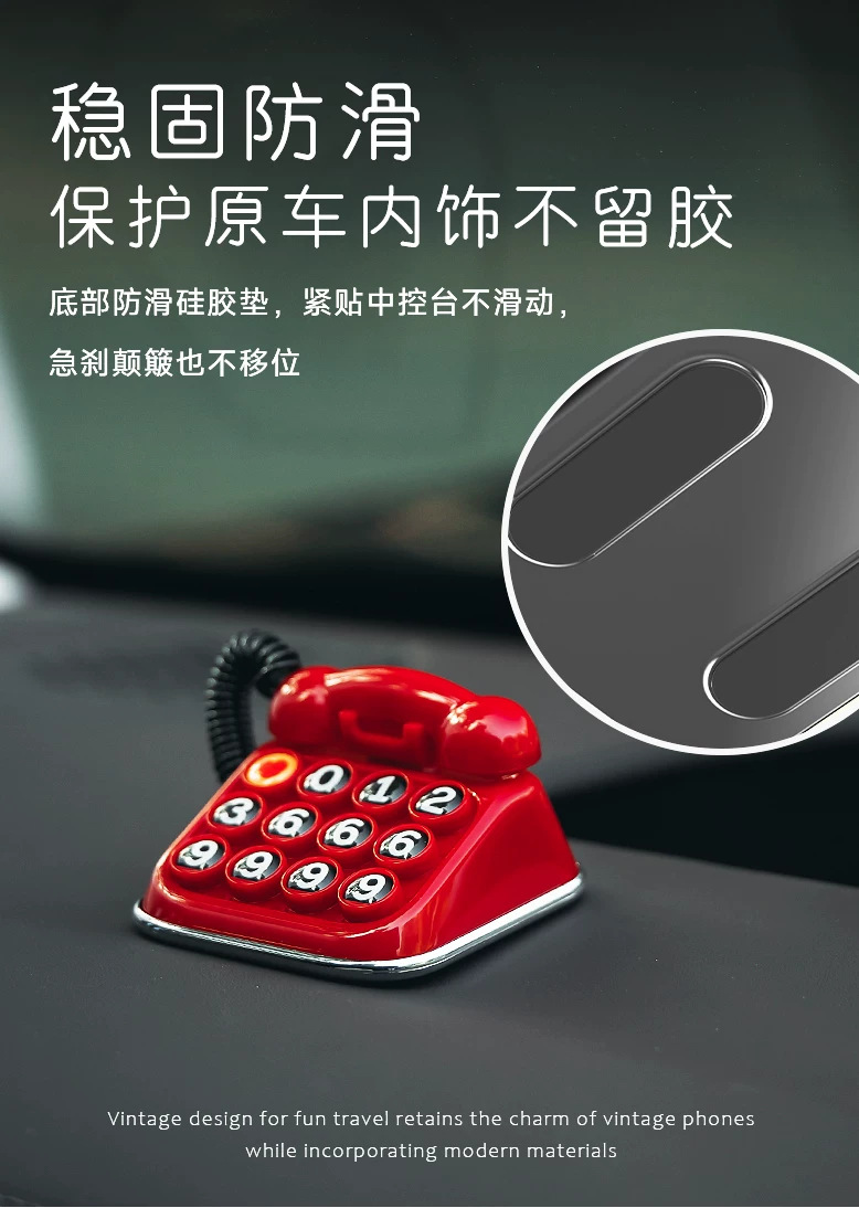 Car temporary parking number plate, car relocation phone plate, new retro telephone parking sign