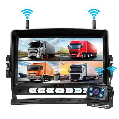 Car display — 4-split wireless car display monitor