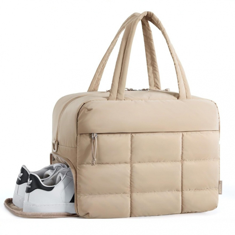 Small Gym Bag Down Bag Women's Weekend Travel Bag Travel Overnight Carry-on Duffel Bag