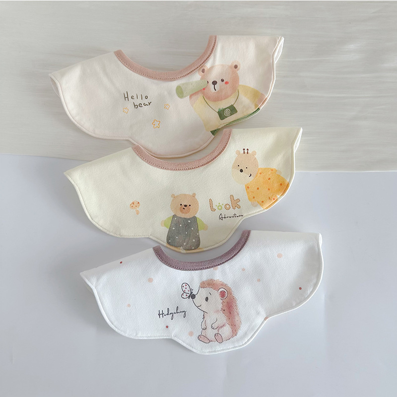 만화 스타일 고슴도치 곰 3개 부드러운 방수