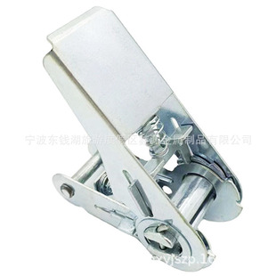Xinyuan 1 Inch 0.8 Ton White Zinc Ratchet Buckle Tensioner 800kg Bundling Belt Tensioner Outdoor Transportation Tightener