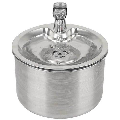 Factory all stainless steel pet water dispenser automatic circulating cat water dispenser smart pet water feeder flowing water