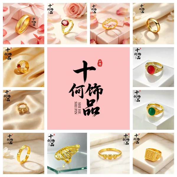 [Factory wholesale and drop shipping] Fashionable and versatile rings, various alloy ring styles, special offers for influencers