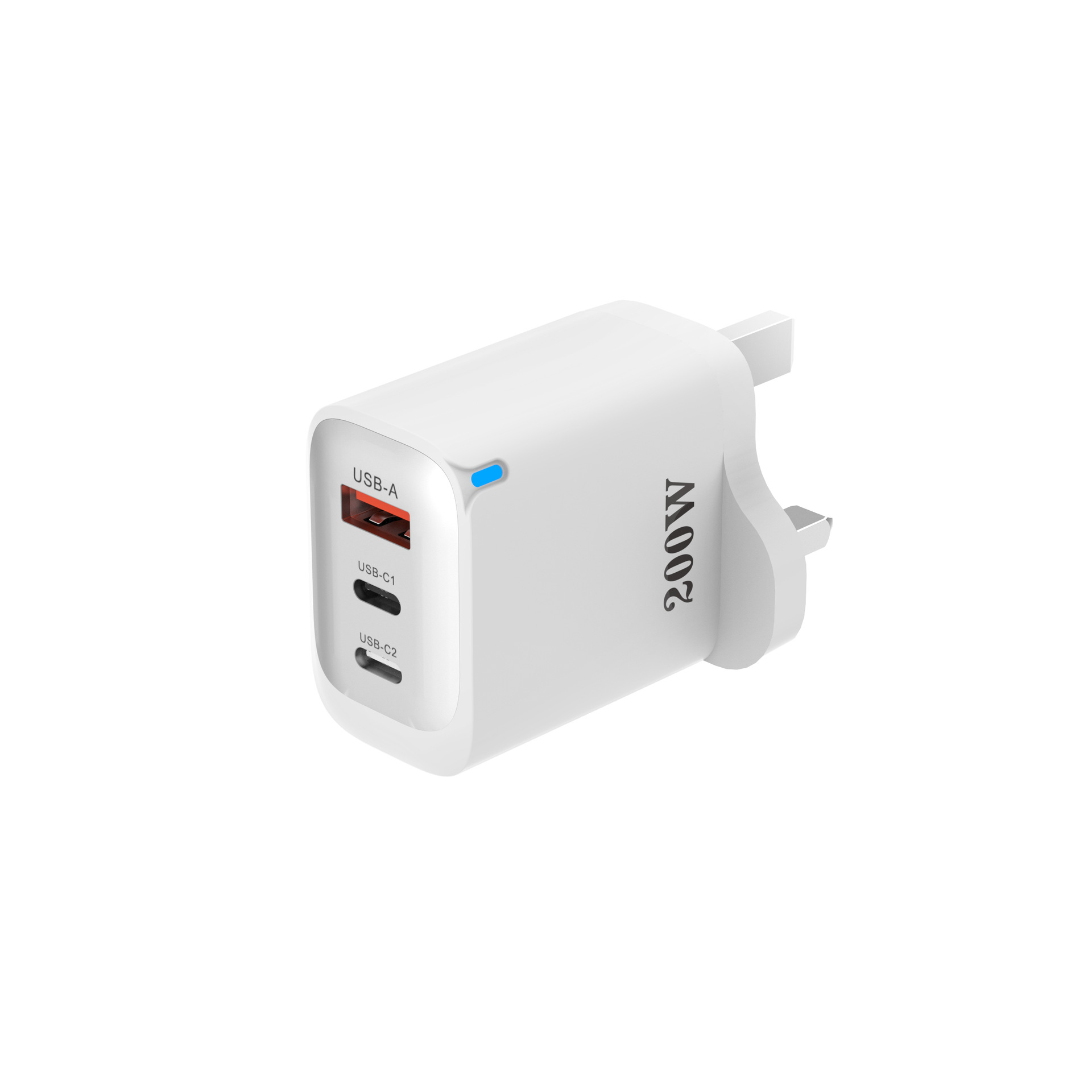 316-(1U+2C)-영국 표준 PD25W 전체 프로토콜-흰색