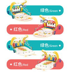 Two-in-One Baby Toy Foot Piano Learning Walker Fitness Frame Multi-functional Learning Push Cart 0-6-12 Months Wholesale