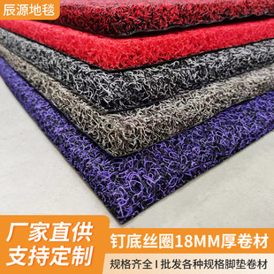 Customized Wire Loop Carpet Pvc Non-Slip Floor Mat Home Corridor Hall Door Mat Hot Melt Wire Loop Car Floor Mat Roll Material