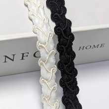 韩国小香风珠片阶梯花边 波浪梯形珠片涤纶条码 diy 手工辅料配料