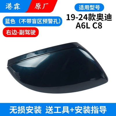 Mirror Housing A7A8 Rearview Mirror Rear mirror/rearview mirror assembly - original-blue-shell-without-holes-co-pilot