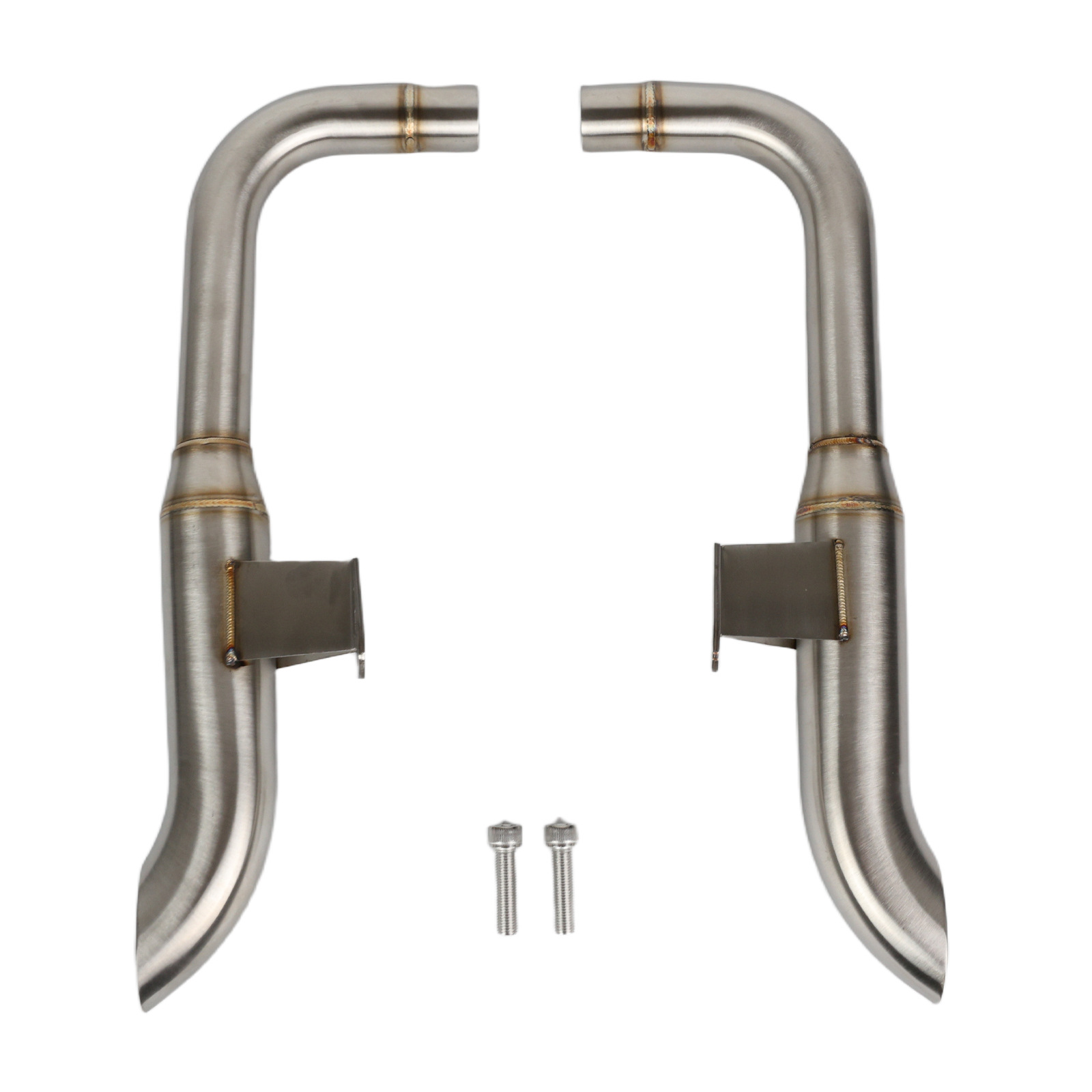 Suitable for Triumph Bobber Modified Motorcycle Exhaust Pipe Stainless Steel Exhaust Tail Section Exhaust 16-25 Years