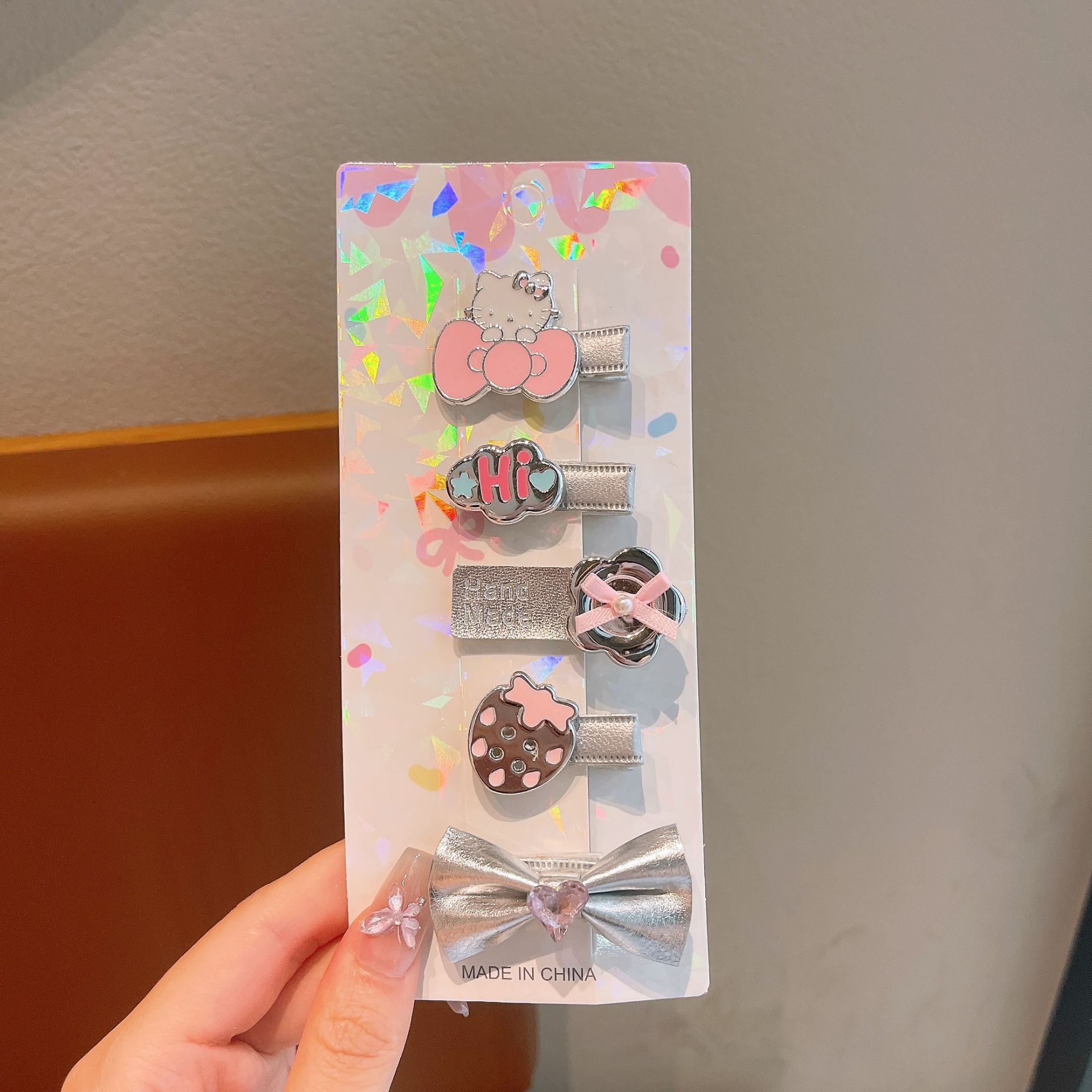Nuevas tarjetas de cabello para niños dibujos animados clip para el cabello para mujeres adorables para el cabello para niñas pequeñas tarjetas de cabeza ventiladas clip de boca de pato