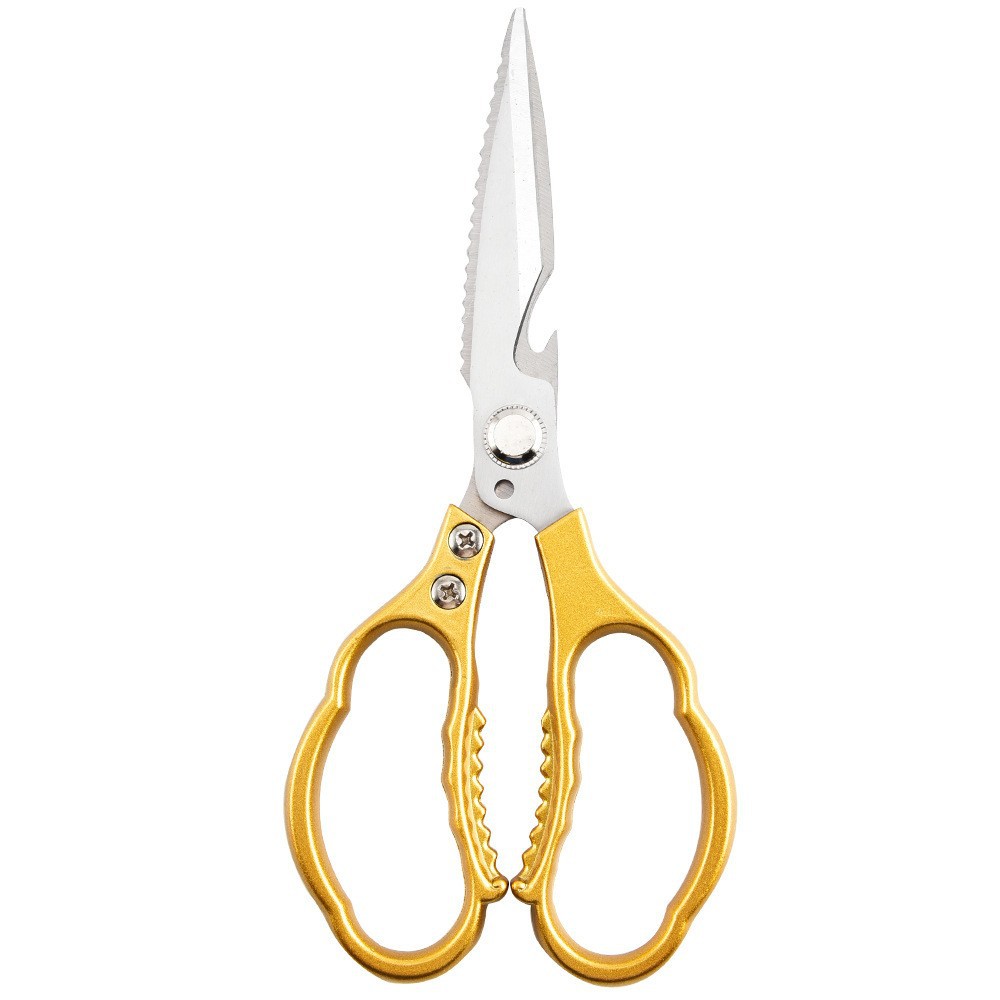 3.8 금 합금 손잡이 다기능 닭뼈 가위