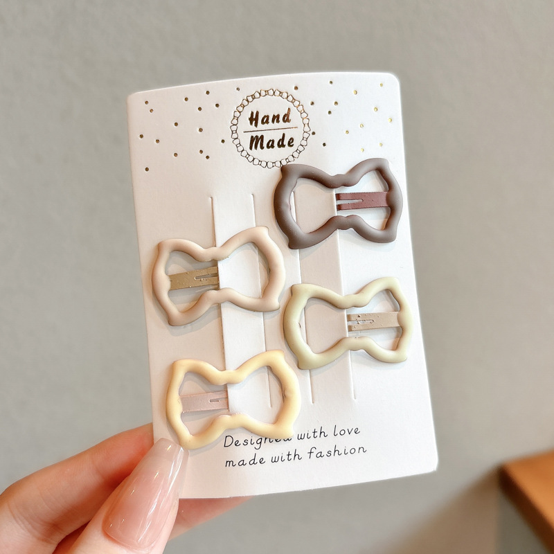 Nuevo clip de BB dopamina de color estrella de pentaco pequeño clip de cabello para niños tocado para niños lindos bordes laterales clip de cabello